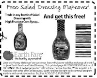 Free Earth Fare Salad Dressing