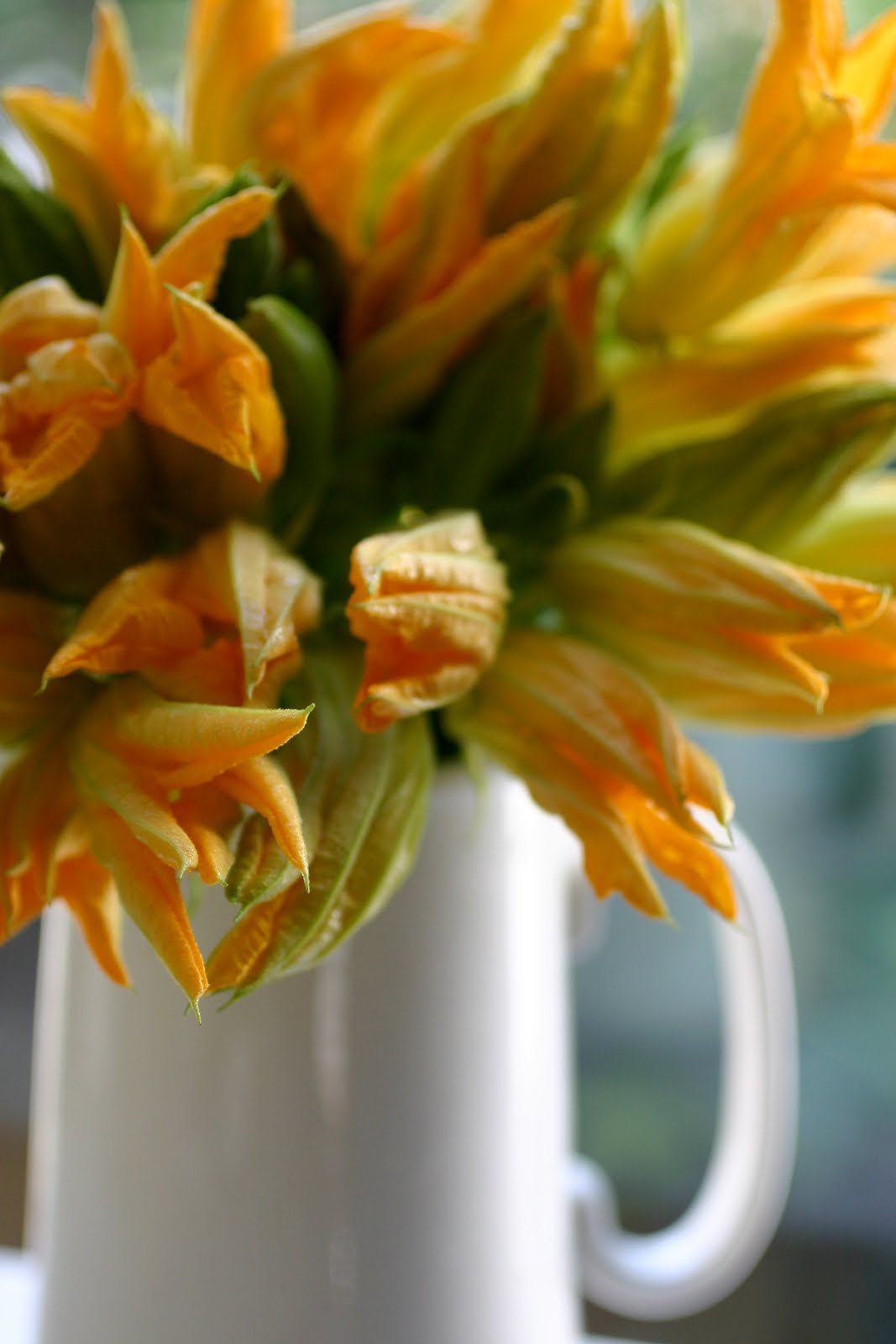 The Art of Food: Fresh Ricotta Stuffed Squash Blossoms