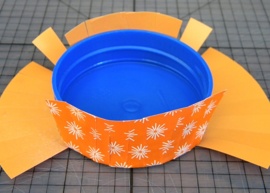 homework a creative blog Upcycling paper covered glass jars