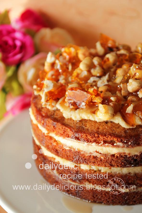 dailydelicious Caramel Buttercream and Maple syrup layers Cake The