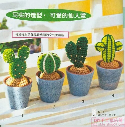 Blog de Goanna: Patron Cactus Amigurumi