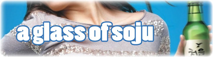 A glass of soju (English)