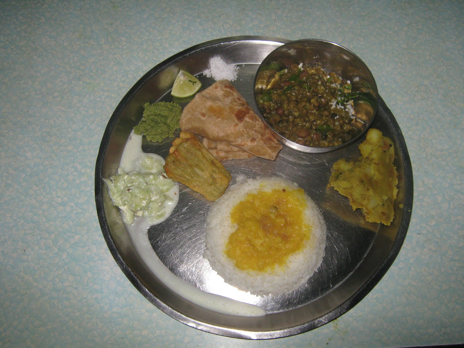 Spice Trail Serving Marathi Thaali