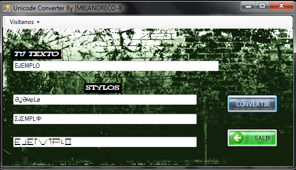 unicode converter 1.0 BY CLAN MB-X FOTO+DEL+PROGRAMA