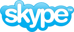 o hacer una VIDEO CONFERENCIAS GRATIS: Descarga skype en tu computadora haciéndo clic sobre el logo