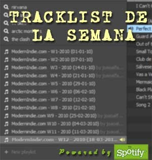 Tracklist de la Semana