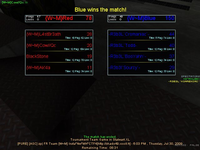 -R3b3L`Clan`- vs WM Clan (Second Match)