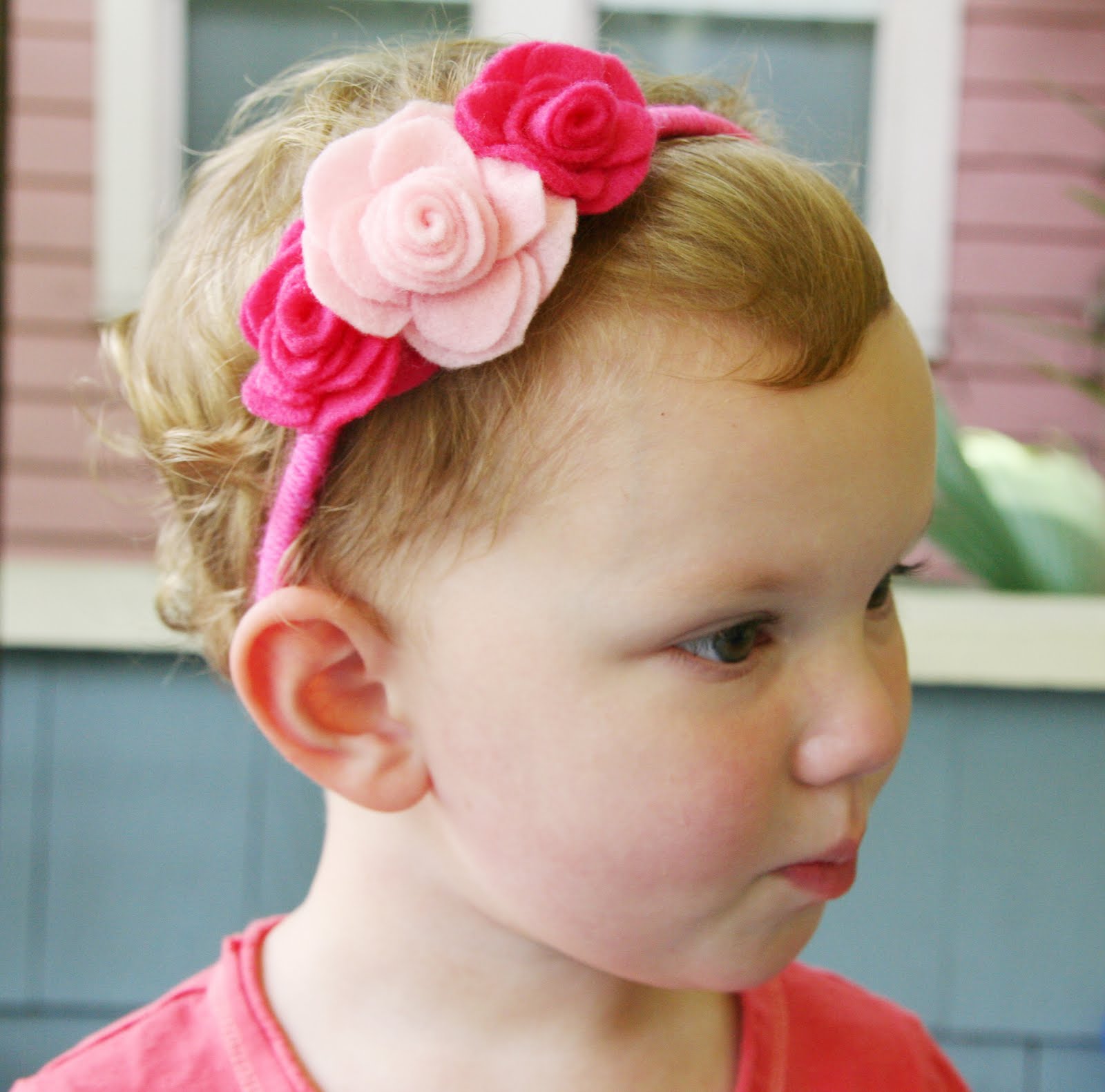 Vanessa's Ventures felt flower headband