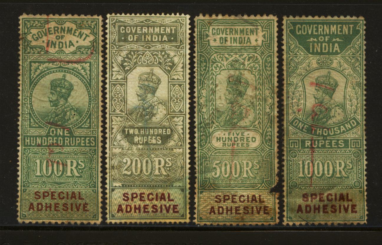 Heritage of Indian stamps site British India King V ( KGV