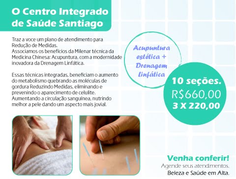 Acupuntura Estética + Drenagem Linfática