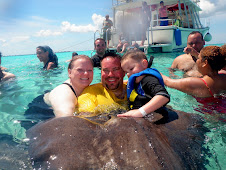 Swimming with the Stingrays in Grand Cayman May,  2009