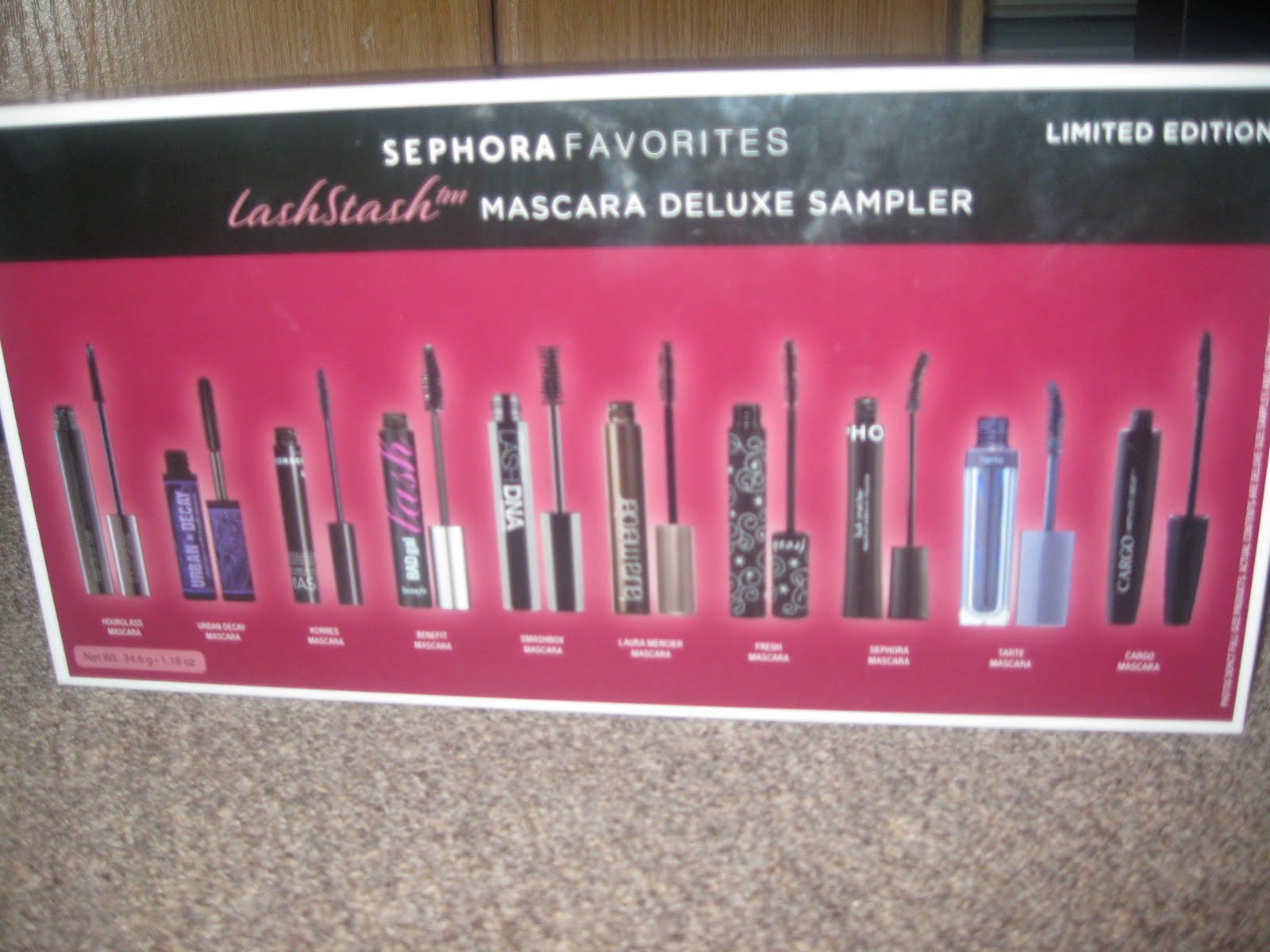 DirtyRichMakeup SEPHORA FAVORITES LASHSTASH MASCARA DELUXE SAMPLER REVIEW!