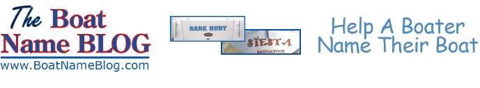 Boat Names - the Blog