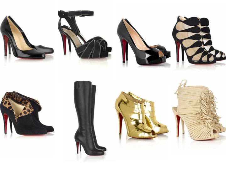 sapato caro da sola vermelha