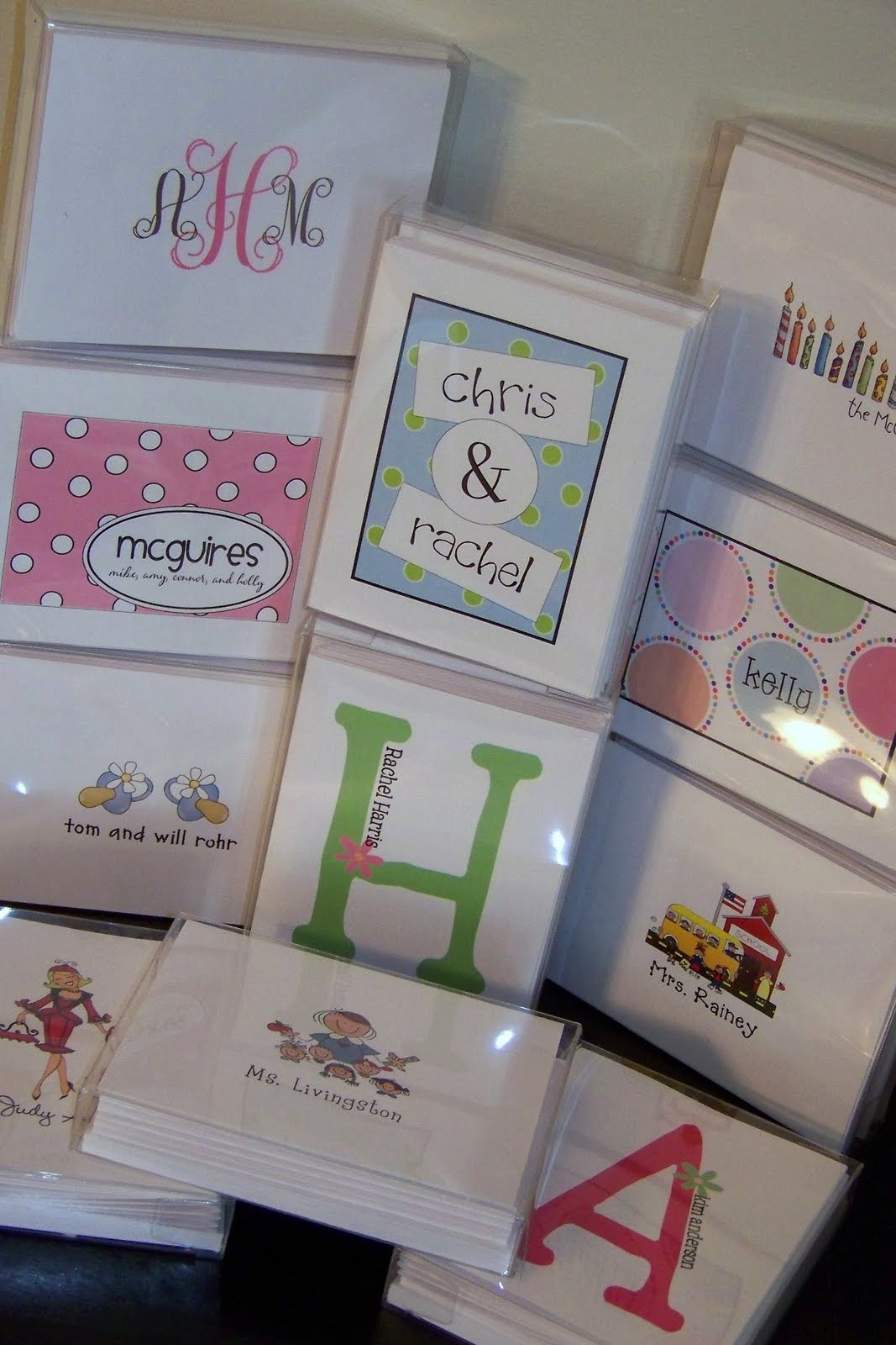 Doodle Bugs Paper {personalized stationery} { personalized folded note