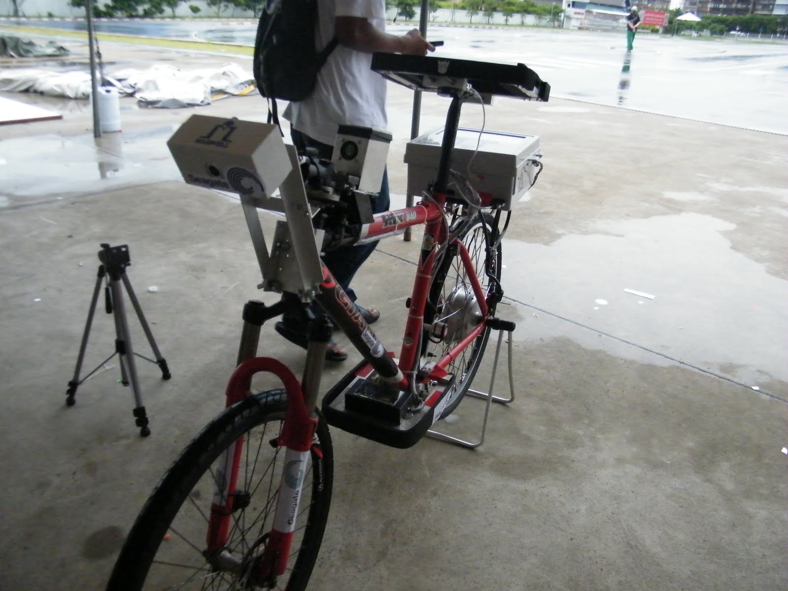 Autonomous Bicycle Robot PICTURES