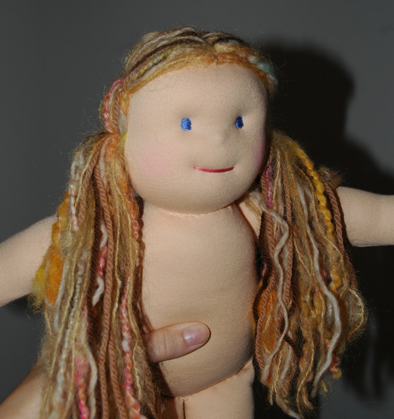 pammy dawn designs Waldorf Doll Making Part 3