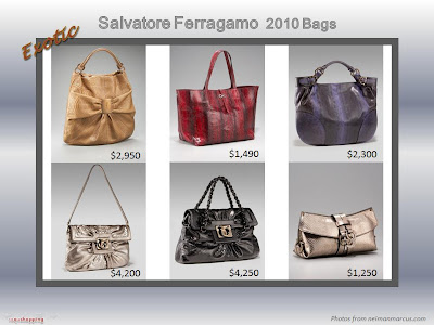 Salvatore Ferragamo Bags for Spring/Summer 2010