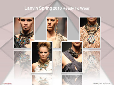 Lanvin Spring 2010 Ready To Wear jewelry accessories snake necklace