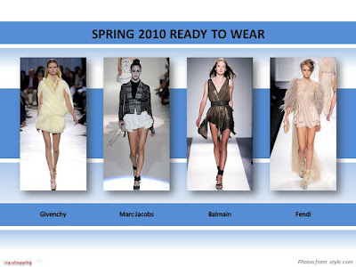 Spring 2010 Ready To Wear shoes booties sandals Givenchy Marc Jacobs Balmain Fendi