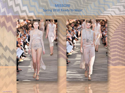 Missoni Spring 2010 Ready To Wear bandeau top duster coat harem pants