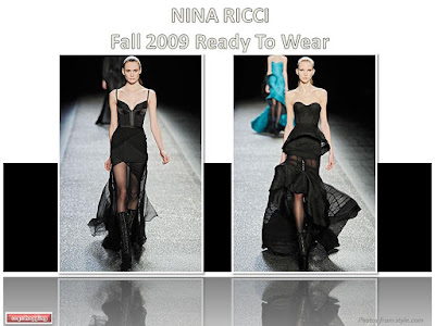 Nina Ricci Fall 2009 Olivier Theyskens gown