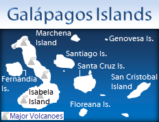 Map of the Galapagos Islands