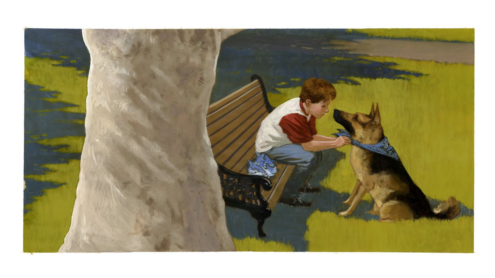 A gem of a book Deborah Blumenthal�s "The Blue House Dog