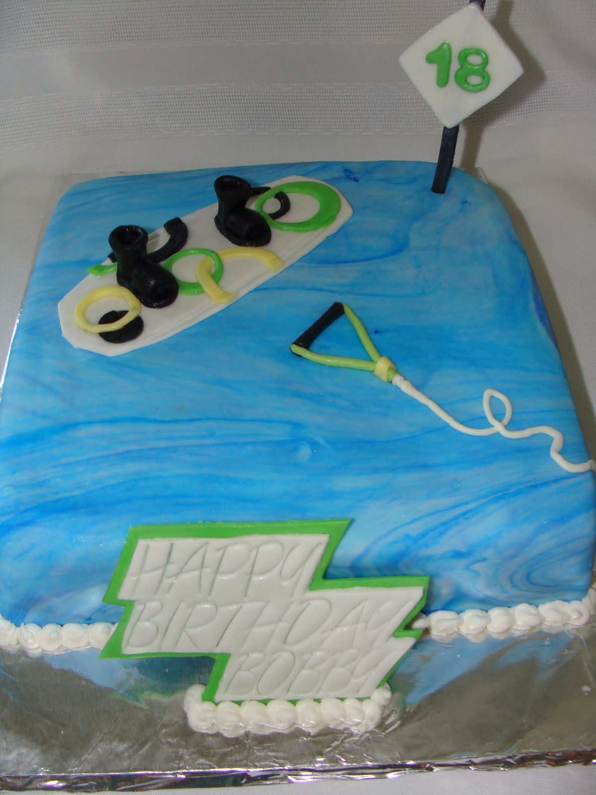 Wakeboarding Cake