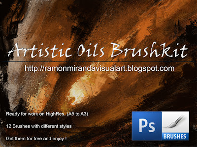 Photoshop Artistic Oils Brushkit.