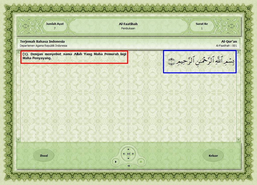 Software Alquran Digital Dan Terjemahan