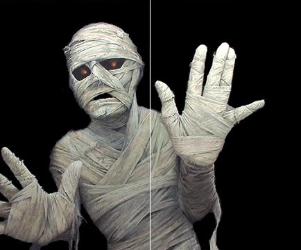 Halloween Postcards: Mummy Halloween Postcards