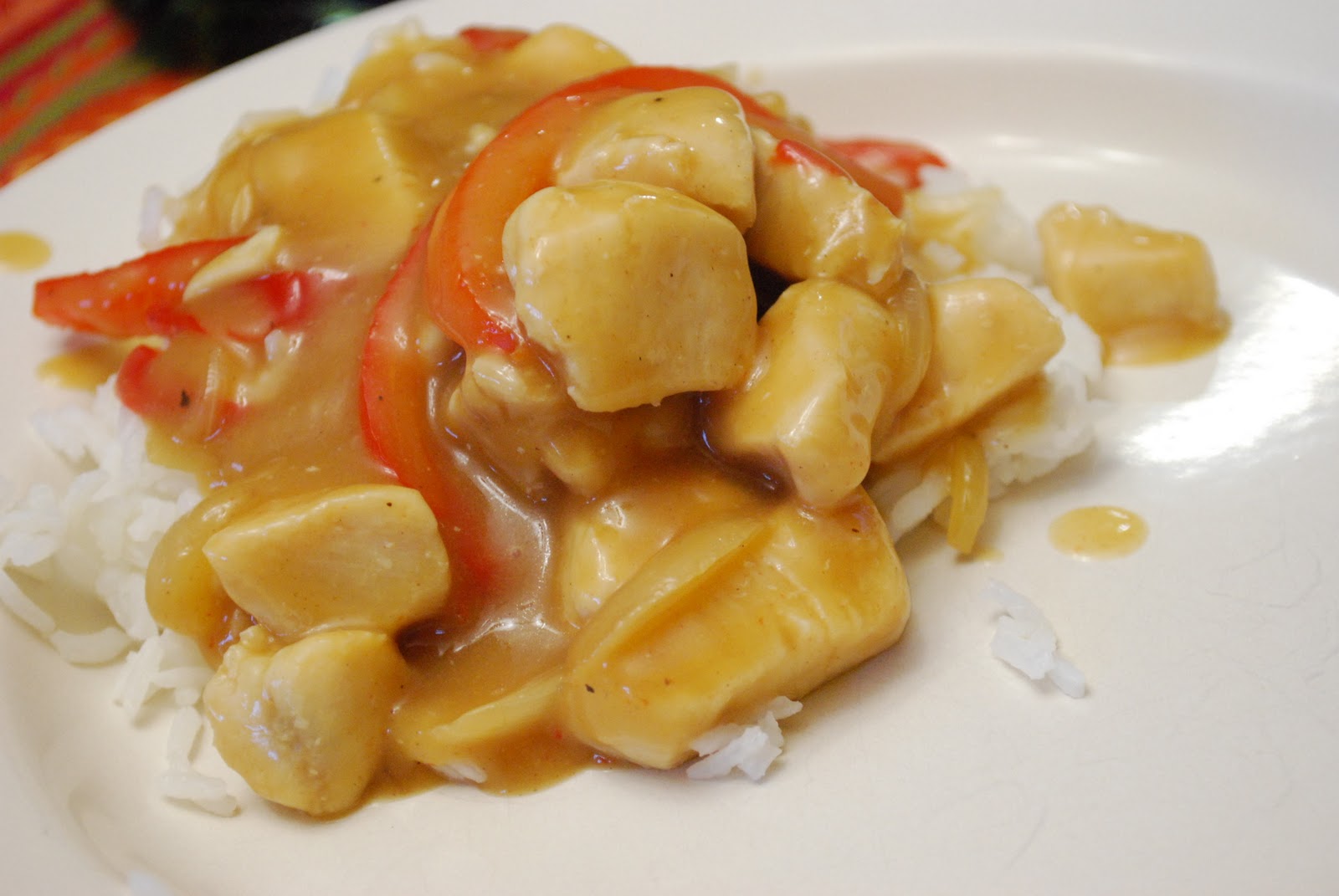 "Pointless" Meals Thai Chicken with Peanut Butter Sauce