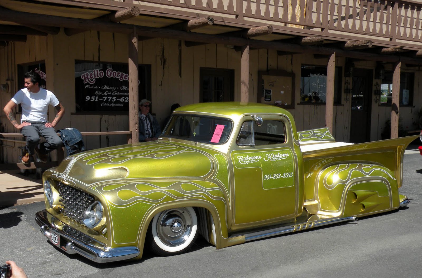 Just A Car Guy Extreme Kustoms truck at Temecula Rod Run