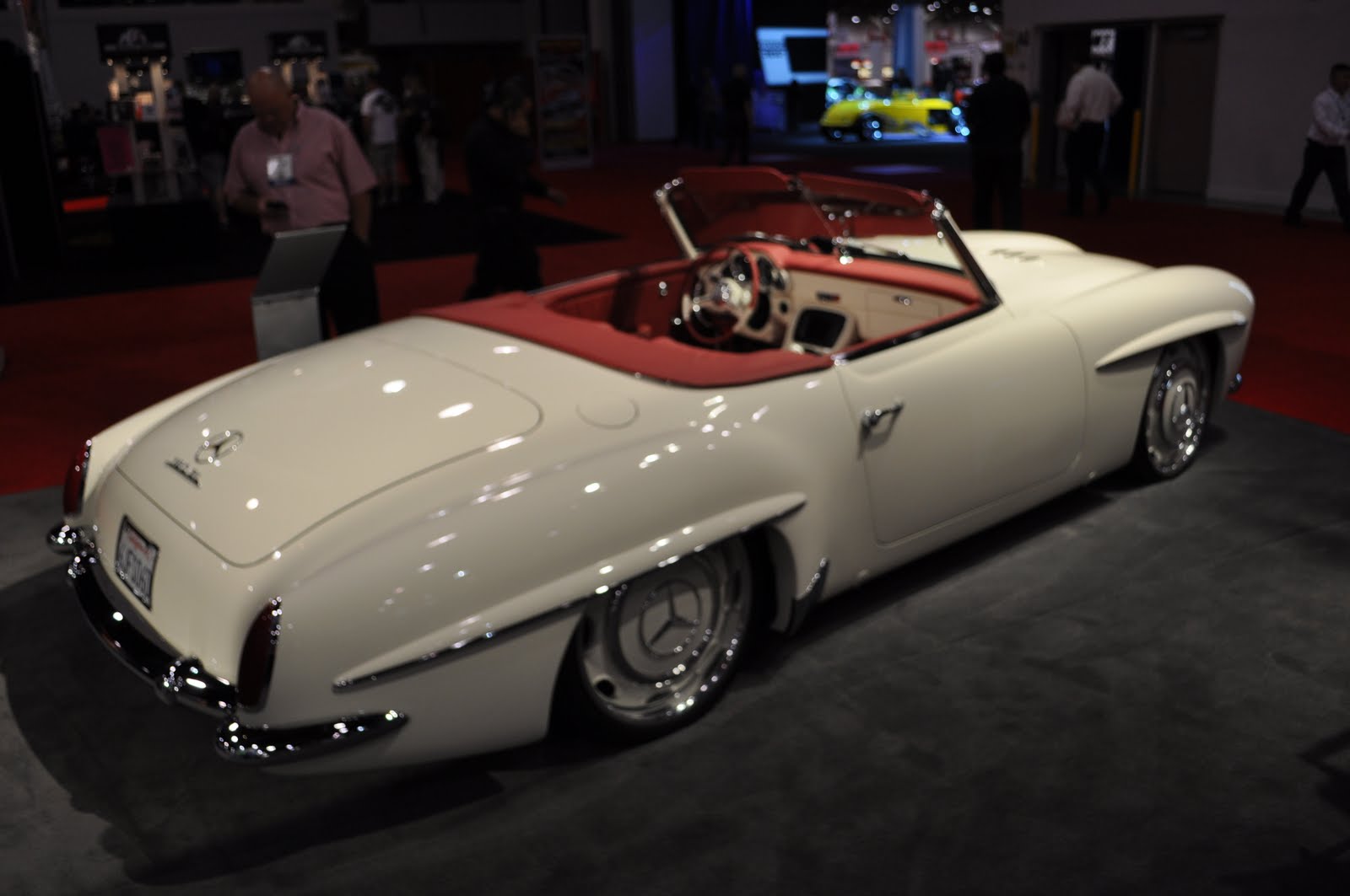 Just A Car Guy 1961 Mercedes 190SL with a custom touch, the "Mercedes