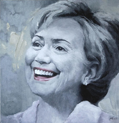 hillary clinton portrait. Hillary Clinton Makeover