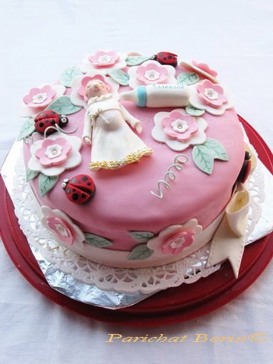 baby shower fondant cake after i made the fondant cake baby in flower ... baby shower fondant cake after i made the fondant cake baby in flower ...