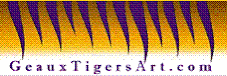 Geaux Tigers Art