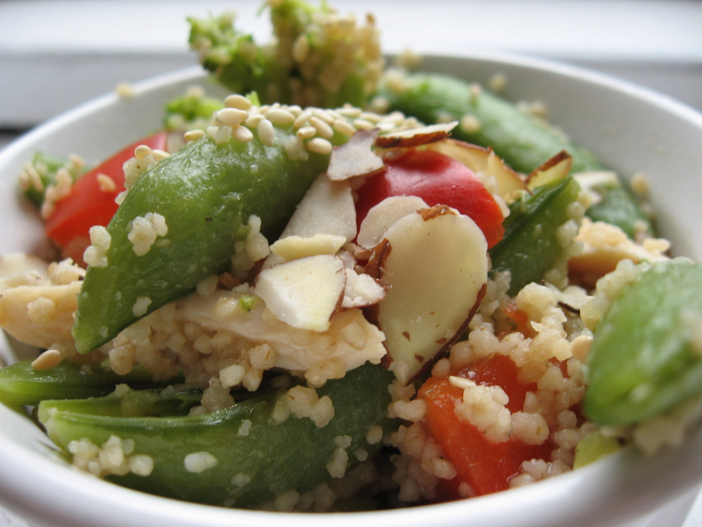 The Foodie Spot Sesame chicken couscous salad