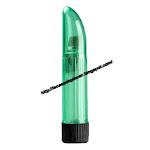 VIBRADOR LADYFINGER VERDE CRISTALINO