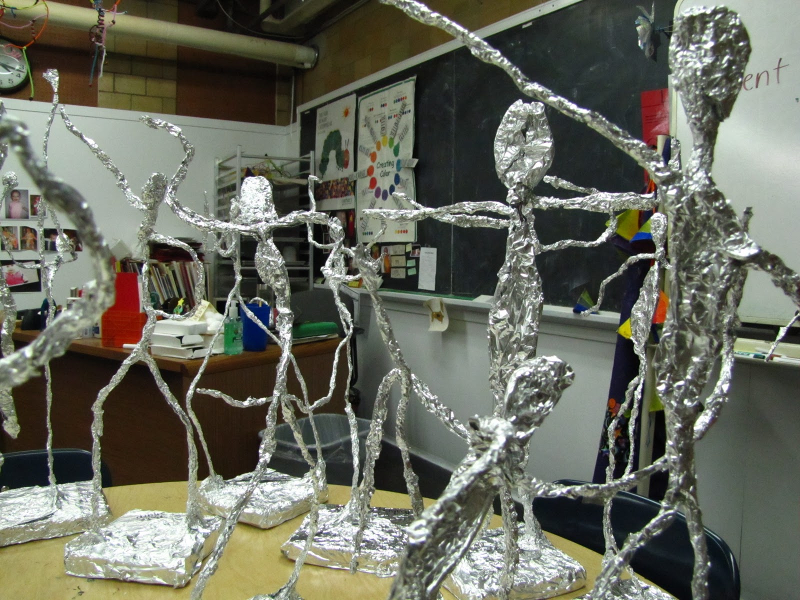 PCES 4th Grade Art Enrichment Week 8 Forming our sculptures