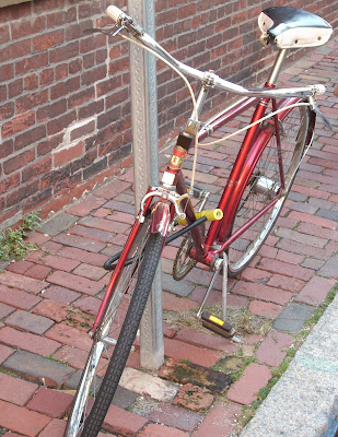 red Royal Ascot bike bicycle three speed