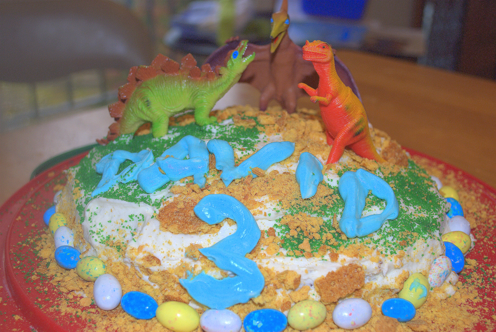 Easy Dinosaur Cake
