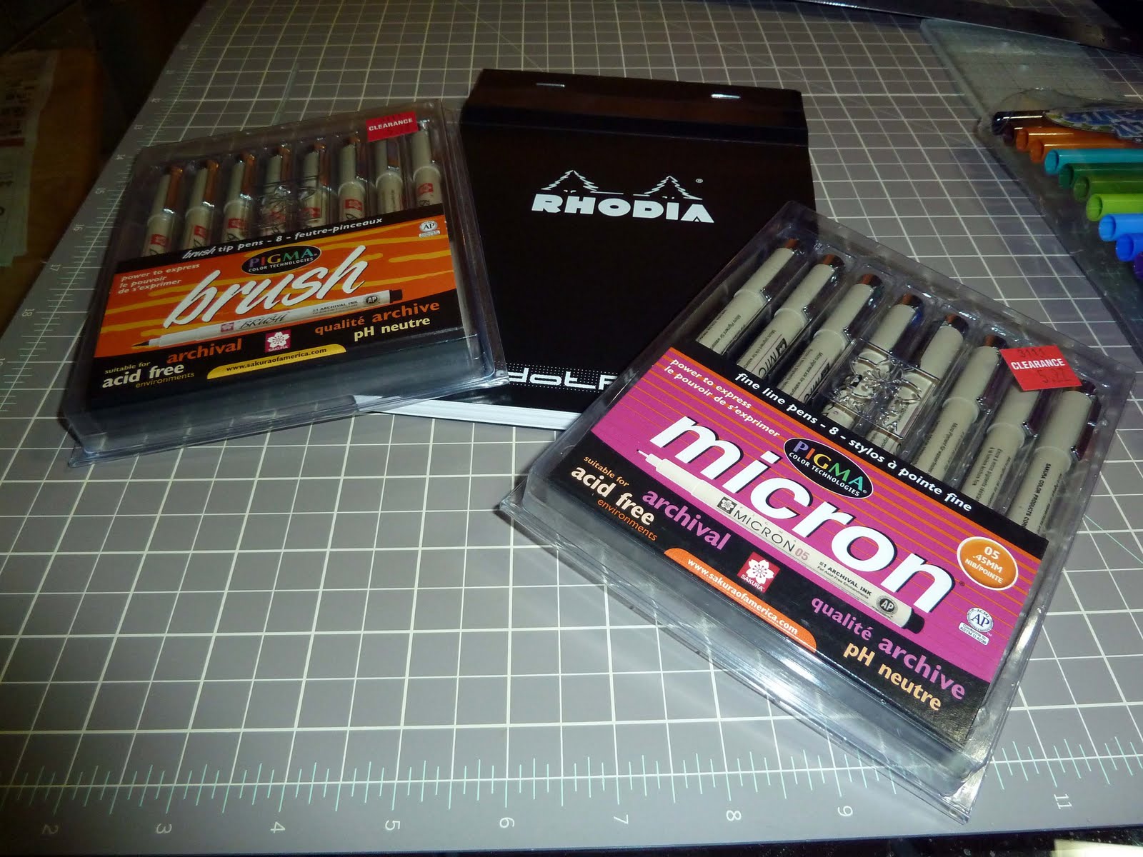 Sakura Pigma Micron 05 Ink Pen Set, 0.45mm, Multicoloured, Fine Line, 8  Pack