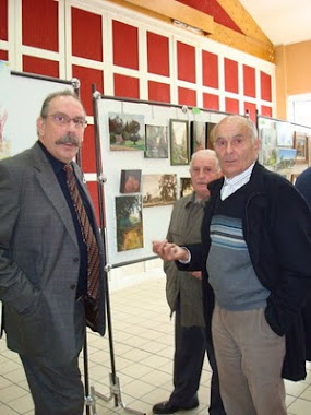 Notre maire Dominique Rousseau à l'expo de juin 2010