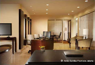 business centre Hotel Santika | pariwisata-teknologi.blogspot.com