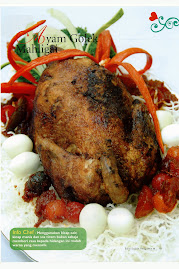 Chicken marinated with spices