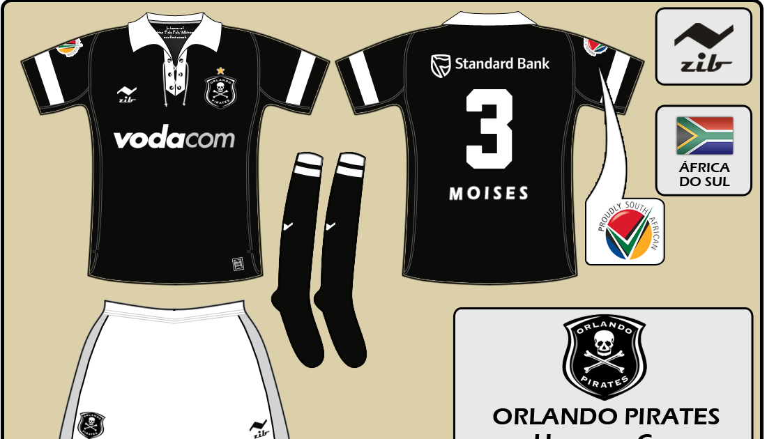 Orlando Pirates Home camisa de futebol 2011 - 2012.