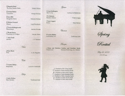 Recital Program