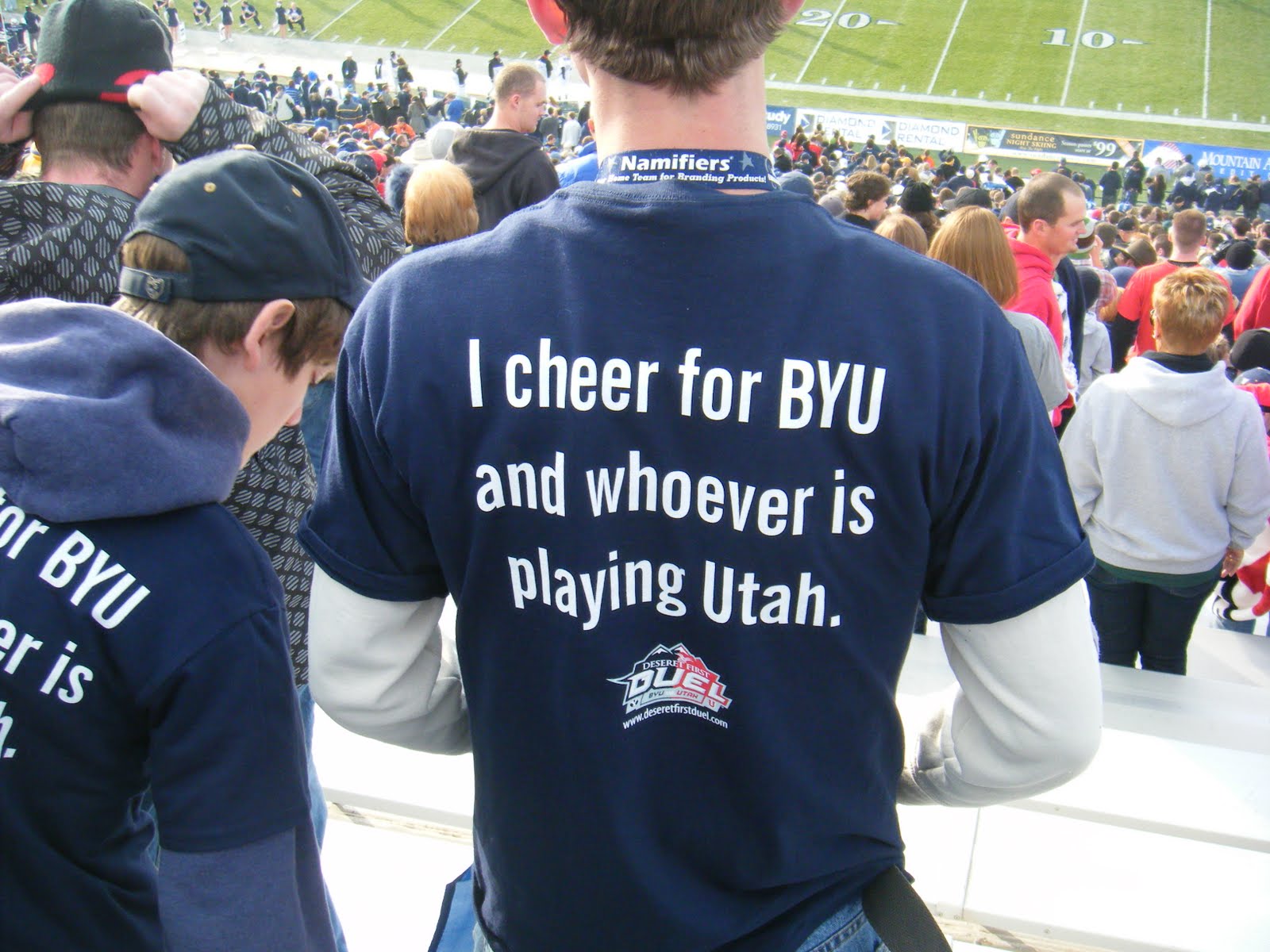 Emily and Mitch BYU vs Utah Game